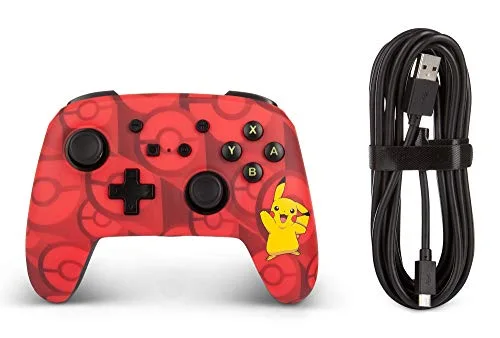 Manette PowerA 1513777-01 Switch Filaire USB Rouge - vue 4