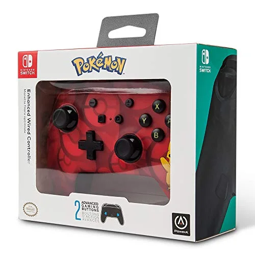 Manette PowerA 1513777-01 Switch Filaire USB Rouge - vue 5