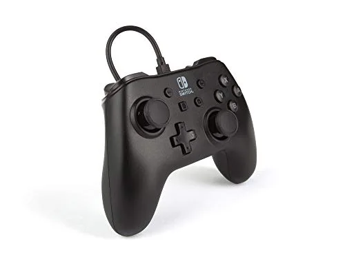 Manette PowerA avec câble noir Nintendo Switch - vue 2