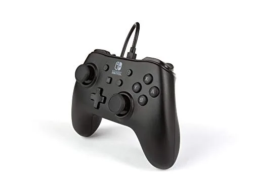 Manette PowerA avec câble noir Nintendo Switch - vue 4