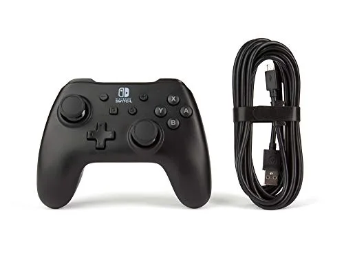 Manette PowerA avec câble noir Nintendo Switch - vue 7