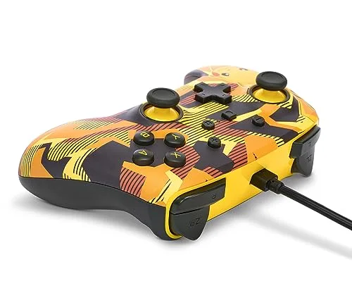 Manette PowerA Enhanced Câble Camo Storm Pikachu Switch - vue 5