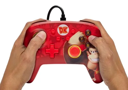 Manette PowerA Enhanced Switch Rouge USB Filaire - vue 2
