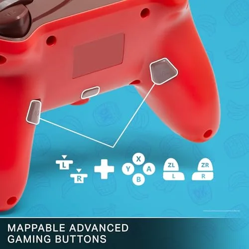 Manette PowerA Enhanced Switch Rouge USB Filaire - vue 3