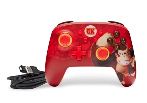 Manette PowerA Enhanced Switch Rouge USB Filaire - vue 9