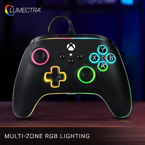 Manette PowerA XBGP0178-01 Blanc Filaire LED - vue 5