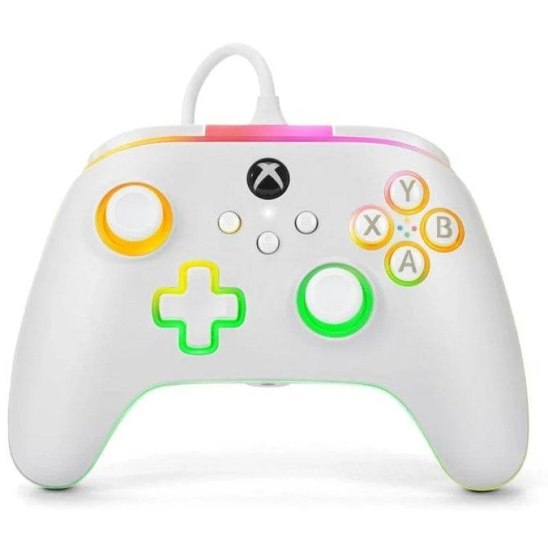 Manette PowerA XBGP0178-01 Blanc Filaire LED