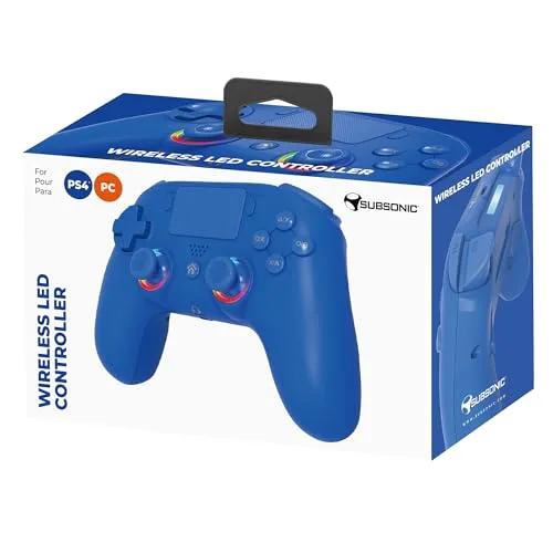 Manette - PS4 - Sans fil - LED RGB - PC - vue 9