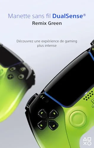 Manette PS5 Sony DualSense HyperPop Remix Verte - vue 2