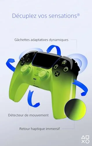 Manette PS5 Sony DualSense HyperPop Remix Verte - vue 3