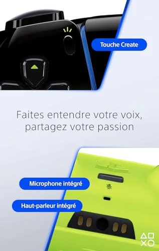 Manette PS5 Sony DualSense HyperPop Remix Verte - vue 5