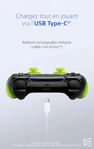 Manette PS5 Sony DualSense HyperPop Remix Verte - vue 6