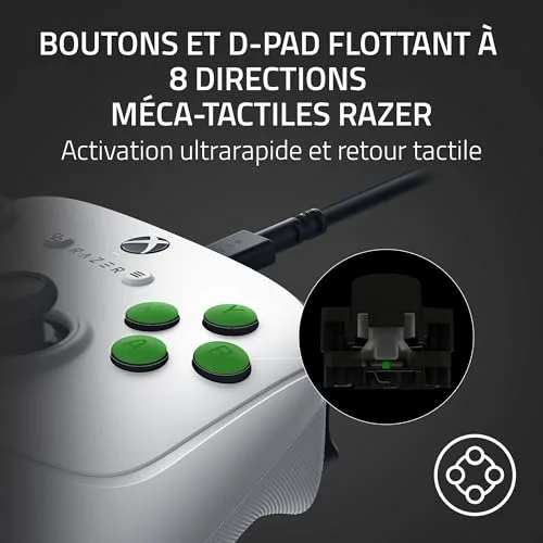 Manette Razer Wolverine V3 Tournament Edition Blanche - vue 8
