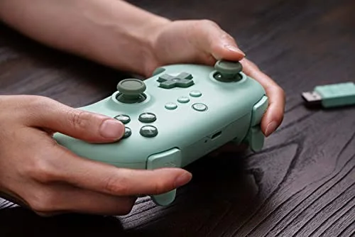 Manette Sans Fil 2.4G 8bitdo Ultimate C pour Steam Deck PC et Android - Vert Pastel - vue 8