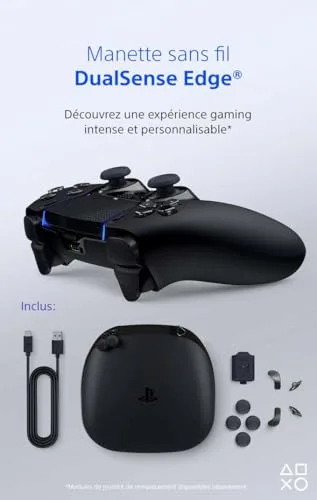 Manette sans fil DualSense Edge - Noir nuit - vue 2
