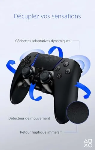 Manette sans fil DualSense Edge - Noir nuit - vue 4