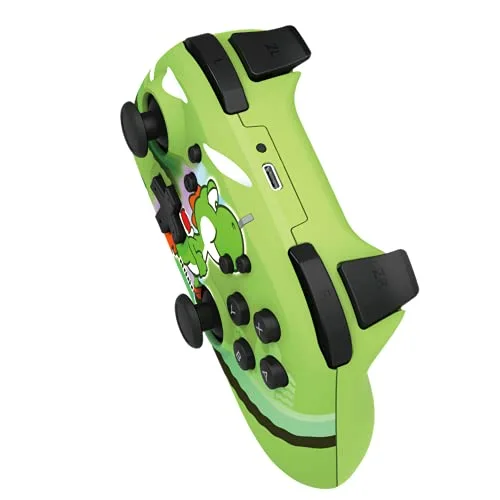 Manette sans fil - HORIPAD - Nintendo Switch et Switch OLED - Super Mario - Motif Yoshi-Dash - Vert - vue 2