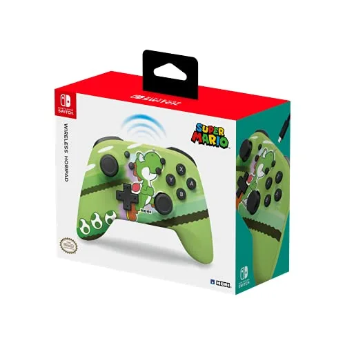 Manette sans fil - HORIPAD - Nintendo Switch et Switch OLED - Super Mario - Motif Yoshi-Dash - Vert - vue 4