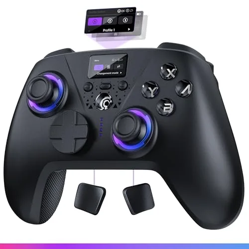 Oniverse Aura Manette sans fil écran LED Hall Effect