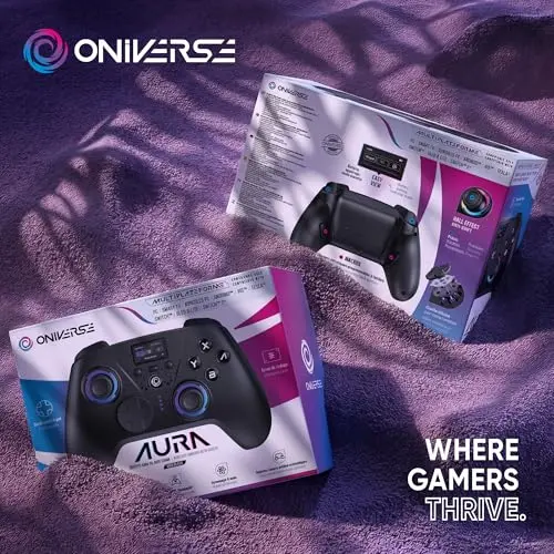 Manette sans fil Oniverse Aura écran LED - vue 7