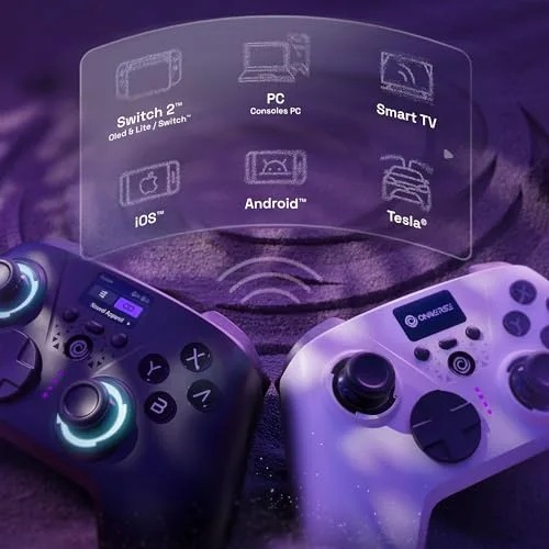 Manette sans fil Oniverse Aura écran LED - vue 5