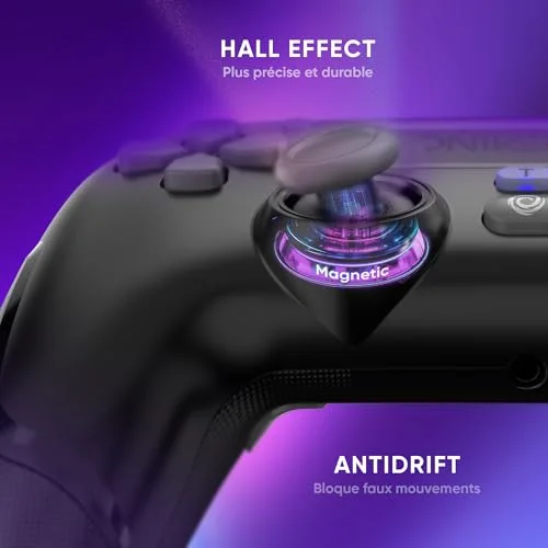Manette sans fil - ONIVERSE - Revolt - Joysticks Hall Effect - Gyroscope 6 axes - Batterie 1000 mAh - vue 2