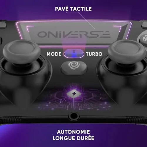 Manette sans fil - ONIVERSE - Revolt - Joysticks Hall Effect - Gyroscope 6 axes - Batterie 1000 mAh - vue 4