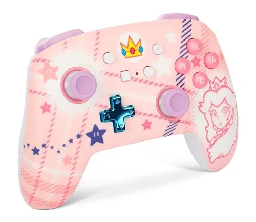 Manette sans fil - POWER A - NSGP0255-01 - Peach - 30 heures de jeu - Compatible Nintendo Switch - vue 3