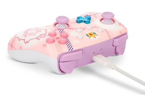 Manette sans fil - POWER A - NSGP0255-01 - Peach - 30 heures de jeu - Compatible Nintendo Switch - vue 6