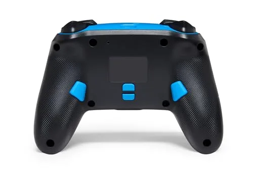 Manette sans fil PowerA Lumectra Wake Up Link pour Nintendo Switch Noir et Bleu - vue 4