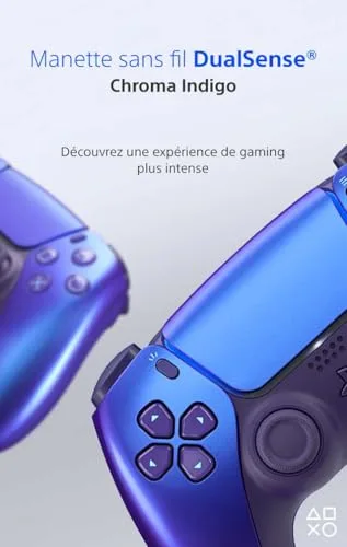 Manette sans fil Sony DualSense Chroma Indigo PS5 - vue 2