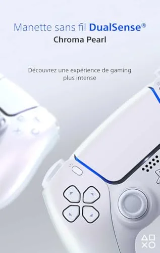Manette sans fil Sony DualSense PS5 Perle - vue 2