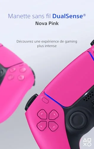 Manette sans fil Sony DualSense rose PS5 - vue 2
