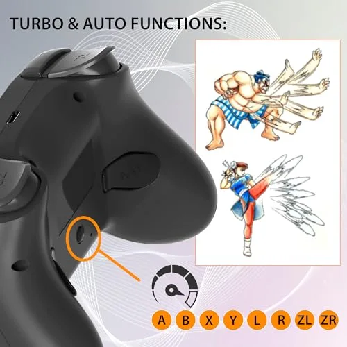 Manette sans fil - SUBSONIC - Switch 2 / Switch - LEDs programmables - Vibrations - Gyroscope - Noire - vue 7