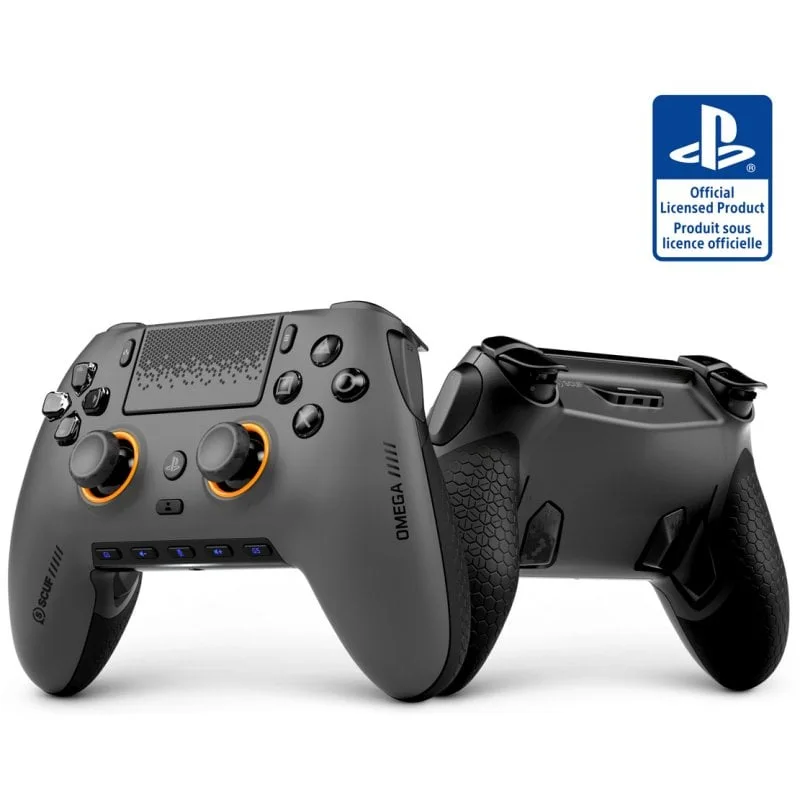 Manette SCUF Omega Gris Acier Sans Fil PS5 PC