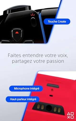Manette Sony DualSense HyperPop Techno Red PS5 - vue 5