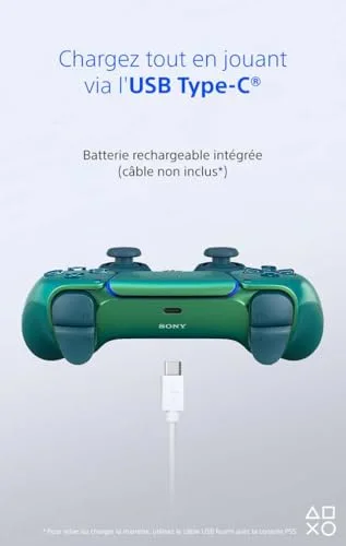 Manette Sony DualSense V3 Chroma Teal Sans Fil PS5 - vue 5