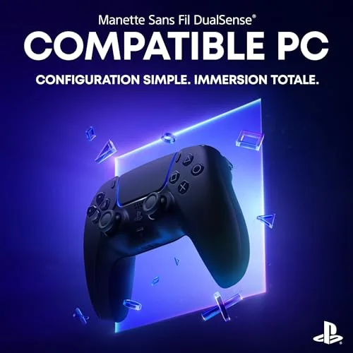 Manette Sony DualSense V3 Midnight Black PS5 - vue 2