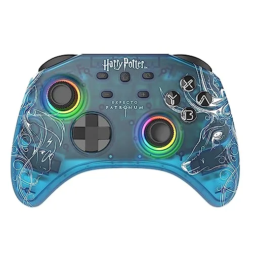 Freaks and Geeks Manette Sans Fil Patronus RGB Translucide Switch PC