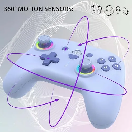 Manette - Switch 2 - Sans fil - LED RGB - Switch OLED - Switch - vue 4