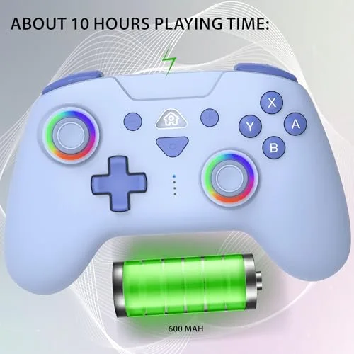 Manette - Switch 2 - Sans fil - LED RGB - Switch OLED - Switch - vue 5