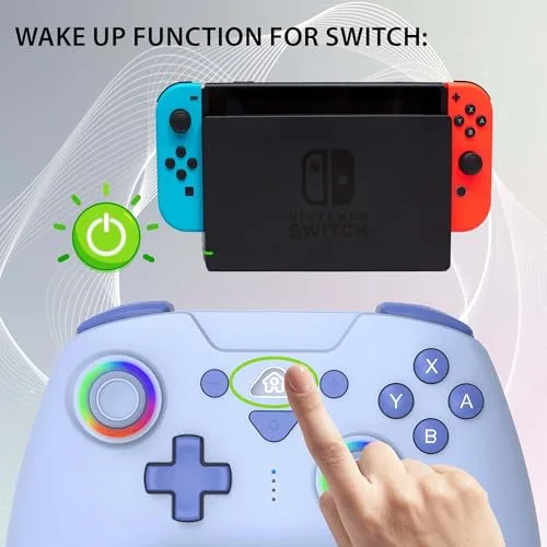 Manette - Switch 2 - Sans fil - LED RGB - Switch OLED - Switch - vue 6