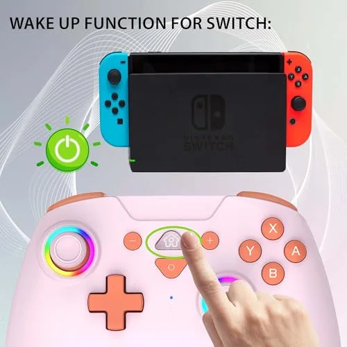 Manette - Switch 2 - Sans fil - LED RGB - Switch OLED - Switch - vue 5