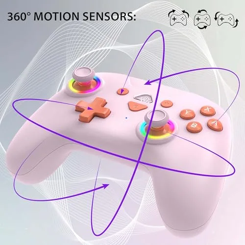 Manette - Switch 2 - Sans fil - LED RGB - Switch OLED - Switch - vue 6