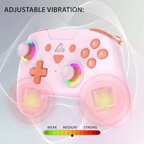 Manette - Switch 2 - Sans fil - LED RGB - Switch OLED - Switch - vue 8