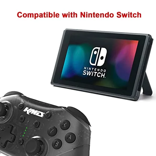 Manette Switch Pro - NINTENDO - NS000104 - Sans fil - Bluetooth - Rouge - vue 2