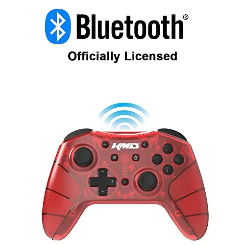 Manette Switch Pro - NINTENDO - NS000104 - Sans fil - Bluetooth - Rouge - vue 4