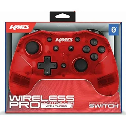 Manette Switch Pro - NINTENDO - NS000104 - Sans fil - Bluetooth - Rouge - vue 5