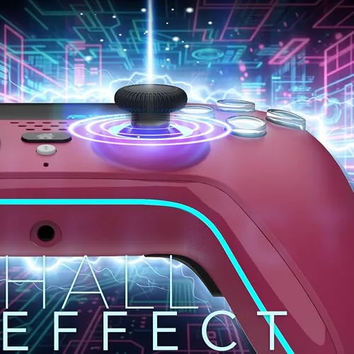 Manette Trade Invaders Cherry Red PS5 Bluetooth LED - vue 2