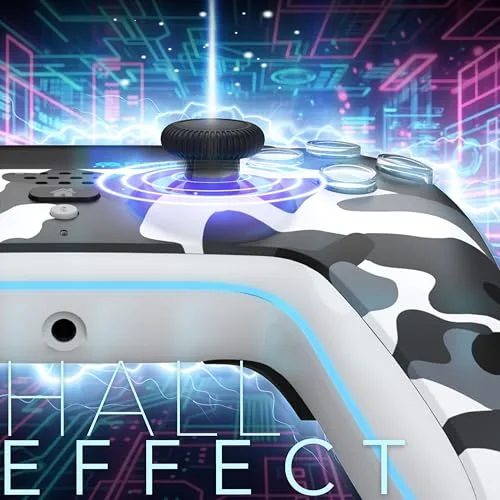 Manette Trade Invaders White Camo Bluetooth PS5 LED - vue 2